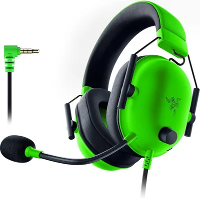 Razer BlackShark V2 X Auriculares Alámbrico Diadema Juego Verde, Negro
