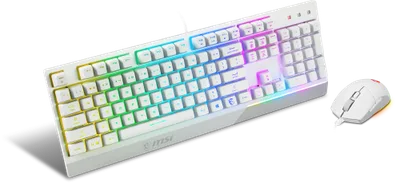 TECLADO + RATON MSI VIGOR GK30 COMBO WHITE ES
