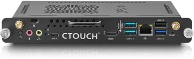 CTOUCH OPS 2,1 GHz i3-8145U Microsoft Windows 10 IoT Enterprise 800 g Negro