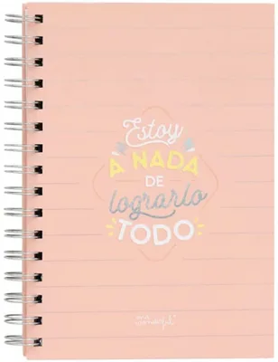 LIBRETA PEQUEÑA - ESTOY A NADA DE LOGRARLO TODO MR WONDERFUL WOA11053ES