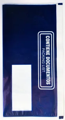CAJA DE 1000 SOBRES PACKING LIST 225X122MM VENTANA DERECHA IMPRESO AZUL/BLANCO 402640
