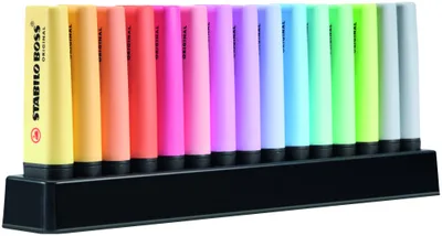 ESTUCHE DESKJET 15 BOSS COLORES PASTEL SURTIDOS STABILO 7015-02-5