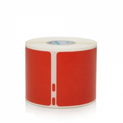ROLLO ETIQUETAS ENVIO LW 101 X 54MM ROJAS DYMO 2133399