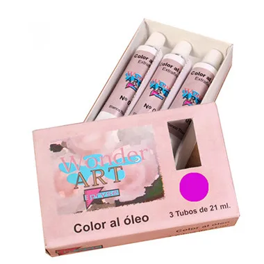 CAJA 3 TUBOS 21ML. ÓLEO Nº.17 MAGENTA WONDER ART BY PRYSE 6250017