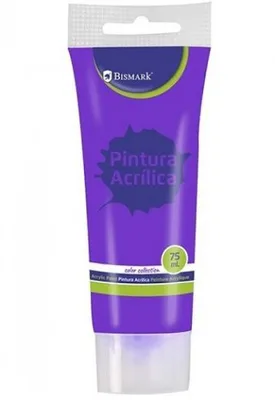 BOTE PINTURA ACRILICA 75 ML MORADO BISMARK 328524