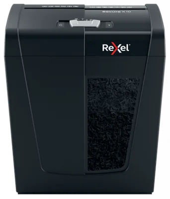 Rexel Secure X10 triturador de papel Corte cruzado 70 dB Negro