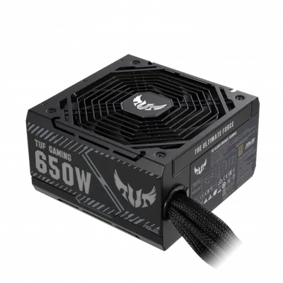 ASUS TUF-GAMING-650B unidad de fuente de alimentación 650 W 20+4 pin ATX ATX Negro