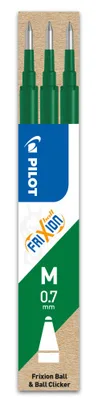 PACK 3 RECAMBIOS FRIXION VERDE PILOT BLS- FR7-V-S3