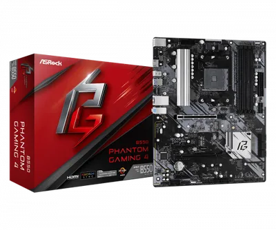 Asrock B550 Phantom Gaming 4 AMD B550 Zócalo AM4 ATX