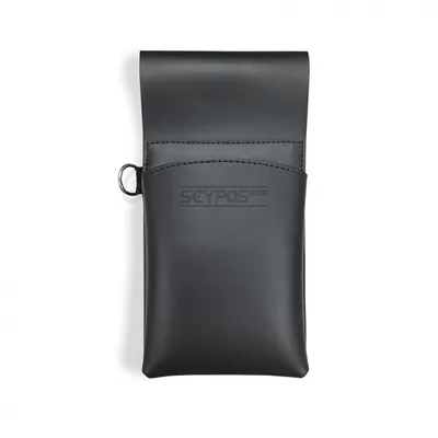 FUNDA CUERO PDA SEYPOS SCANMAX D22/Z40/KEYMAX NEGRO CON ANILLA SUJECION