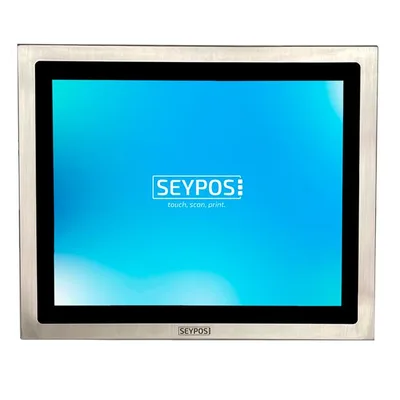 PANEL PC SEYPOS K795III INOX 15"TRUE FLAT RESISTIVO N97/RAM8GB/ SSD128GB/2YW