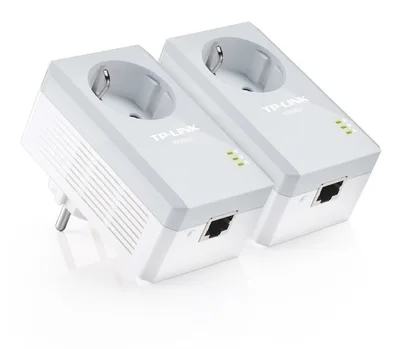 KIT DE NAN ADAPTADORES POWERLINE ETHERNET A 500MBPS, CON ENCHUFE INCORPORADO, HO