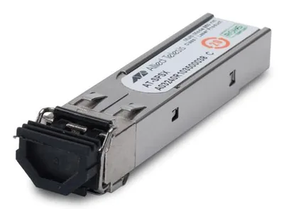 AT-SPSX SFP Módulo óptico, 1000SX, 220m/550m, Multimodo, Dual fiber [Tx=850,Rx=850], LC conn. (0 to 70°C)