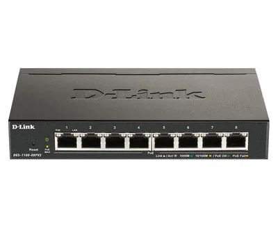DGS-1100-08PV2  Smart Managed Switches 8 PUERTOS POE