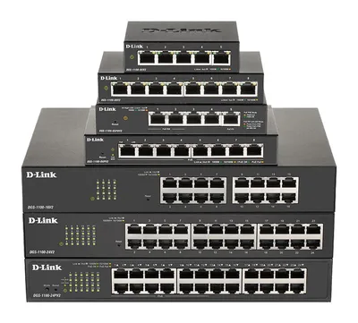 Smart Managed Switches • 8 x 10/100/1000 Mbps