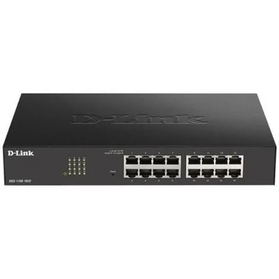 DGS-1100-16V2 G"16-Port Gigabit Smart Managed Switch  - 16-Port 100BaseTX Auto-Negotiating 10/100/10