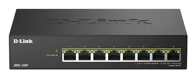 Switch de sobremesa de 8 puertos 2.5G PoE, sin gestión