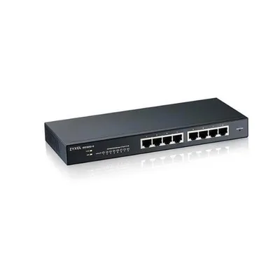 ZyXEL GS1900-8, 8 puertos GbE L2 smart switch, desktop, fanless