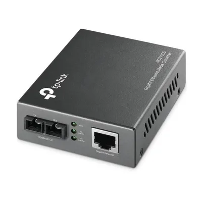 Convertidor de medios Gigabit monomodo