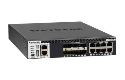 NETGEAR M4300-8X8F Stackable Managed Switch with 16x10G including 8x10GBASE-T and 8xSFP+ Layer 3 (XSM4316S)