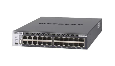 Switch gestionable apilable 24x10 G de formato medio con 24x10GBASE-T más de 4xSFP (compartidos)