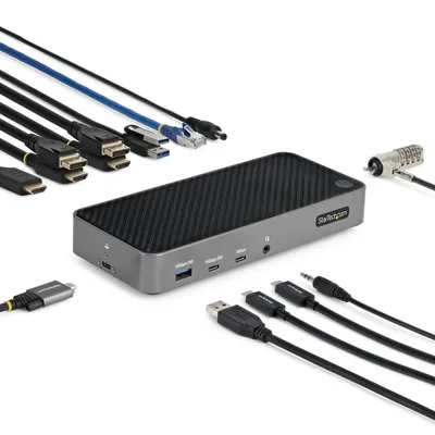 Docking Station USB-C para 3 Monitores 116E-USBC-DOCK
