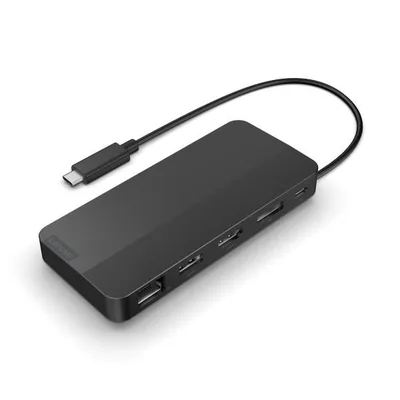 Lenovo USB-C Dual Display Travel Dock (con adaptador)