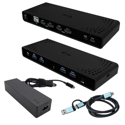 Universal 4K Docking Station + Power Delivery 85W + USB-C Charger
