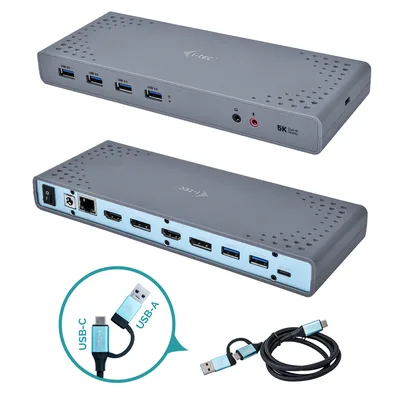 USB 3.0/USB-C DOCKING STATION 5K/2X