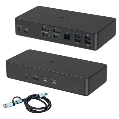 USB 3.0 / USB-C / Thunderbolt 3 Docking + PD 100W