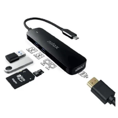 Adaptador USB-C 5 en 1, HDMI, USB 3.2 Gen1, sd/tf