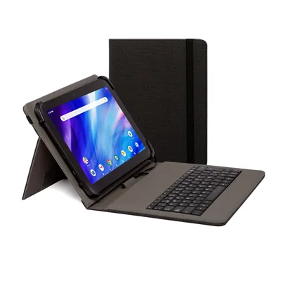 Funda con Teclado USB para Tablet 9,7" a 10.5" Negra