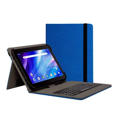 Funda con Teclado USB para Tablet 9,7" a 10.5" Azul