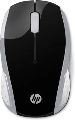 Ratón inalámbrico HP 200 (Plateado)