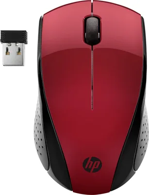 Ratón inalámbrico HP 220 (Rojo Ocaso)