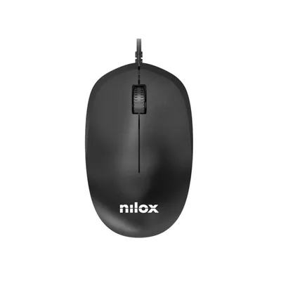 Ratón USB, 1200 DPI, 3 botones, negro