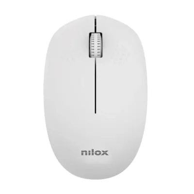Ratón Wireless, 1000 DPI, 3 botones, Blanco
