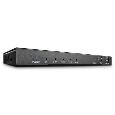 Divisor HDMI 2.0 18G de 4 puertos con audio
