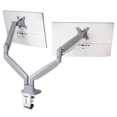 Brazo SmartFit™ de altura ajustable con un toque para dos monitores