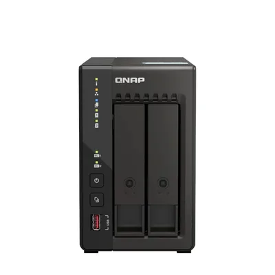 NAS QNAP TS-253E-8G,  2-Bay, Intel® Celeron® 4-cores, 8 GB DDR4, 2xUSB3 10Gbps, 2xUSB2