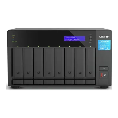 NAS QNAP TVS-H874T-I7-32G,  8-Bay, Intel® Core™ i7 12-core, 32GB DDR4 SODIMM, 2xThunderbolt, 2xUSB3-A, 1xUSB3-C