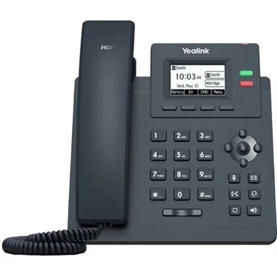 T31G Teléfono 2 cuentas SIP, CON PoE, SIN PSU