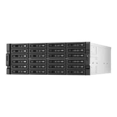 Caja JBOD de 24 bahías con interfaz PCIe, compatible con unidades SATA para expansión de escala petabyte