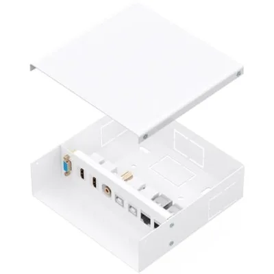 Caja de Conexiones Aisens A127-1031/ VGA - 2x HDMI - Jack 3.5 - 2x USB-B - 2x RJ45