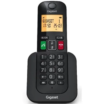 Teléfono Inalámbrico Gigaset Elemental 400/ Negro