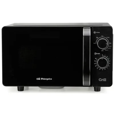 Microondas Orbegozo MIG 2071 CE/ 700W/ Capacidad 20L/ Función Grill/ Negro