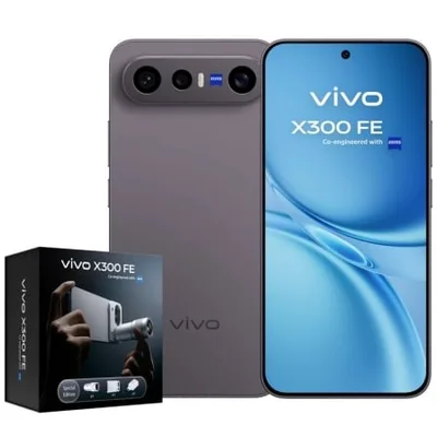 Smartphone Vivo X300 FE 12GB/ 512GB/ 6.31"/ 5G/ Negro/ Incluye Extensor Teleobjetivo