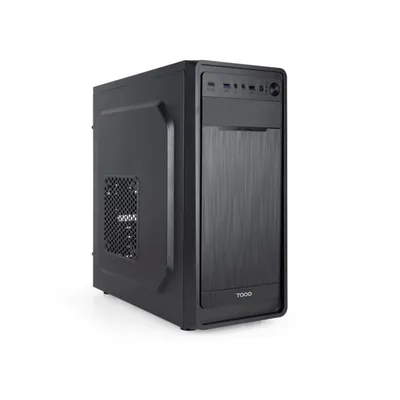 Caja ordenador tooq tqc - 5701 - sp prisma ultra atx negra + fuente 500w