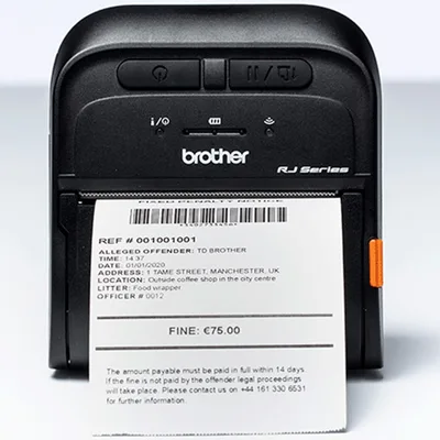 RJ-3035B 3INCH 203DPI MOBILE RECEIPT PRINTER - LIGHT (BT/MFI)