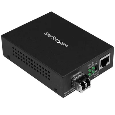 CONVERSOR DE MEDIOS LC FIBRA MULTIMODO ETHERNET 1GB 550M
